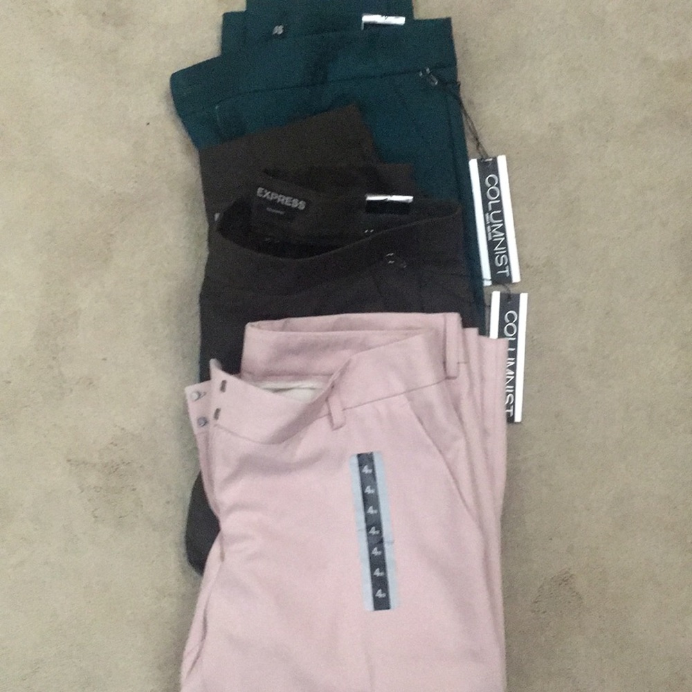 Express Columnist Slacks- New Size 4